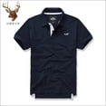 thumbnail image 2 of Hollister American Summer Hombres Algodón Delgado Casual HCO Seagull Polo Camisa AF Solapa Manga Corta, 2 of 4
