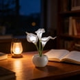 thumbnail image 5 of Artificial Calla Lily LED Night Lamp with White Vase,Simulation Flower Bedside Table Lamp for Bedroom,Living Room,Home Desktop Decor, 5 of 6