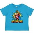 thumbnail image 3 of Inktastic Soccer Girl Superhero Girls Baby T-Shirt, 3 of 5