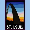 thumbnail image 3 of CafePress - St. Louis Arch Ash Grey T Shirt - Men's Classic Graphic T-Shirt, 3 of 4
