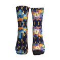 thumbnail image 2 of Unisex Saxophone Musical Instruments Novelty Ankle Socks Colorful ComfortSoft Lightweight Sports Athletic Socks, 2 of 7