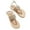 Beige, variant on Anuirheih Women Summer Flat Sandals Rope Open Toe Shoes Woven Sandals Sandals Women (Beige)