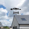 thumbnail image 3 of Veletas Farm Stainless Weather Vane Wind Direction Indicator, Yard Roofs Measuring Tools , Coche Magideal Veletas, 3 of 7