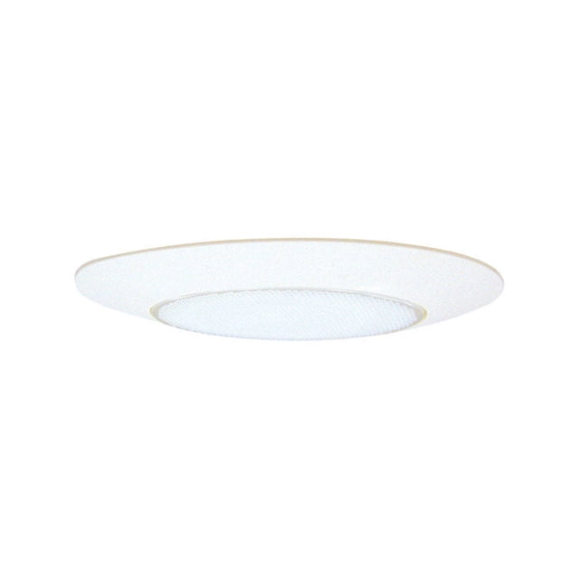 Lente de ducha con diseño de halo, cristal blanco mate, LED, 60 W, 6 cm