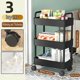 thumbnail image 1 of Mobile Storage Rack Trolley Kitchen Bathroom Bedroom Multi Storey Snacks Storage Rack with Wheels Organizer Home Accessories, 1 of 4