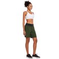 thumbnail image 5 of BALEAF Womens' 7 Inches Running Short Tummy Control Back Zipper Pocketed Active Gym Shorts with Liner Army Green Size XXL, 5 of 6