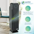 thumbnail image 2 of GermGuardian Air Purifier with HEPA Filter, UV-C, Removes Odors, Mold, 167 Sq. ft., AC5300B, Black, 2 of 12