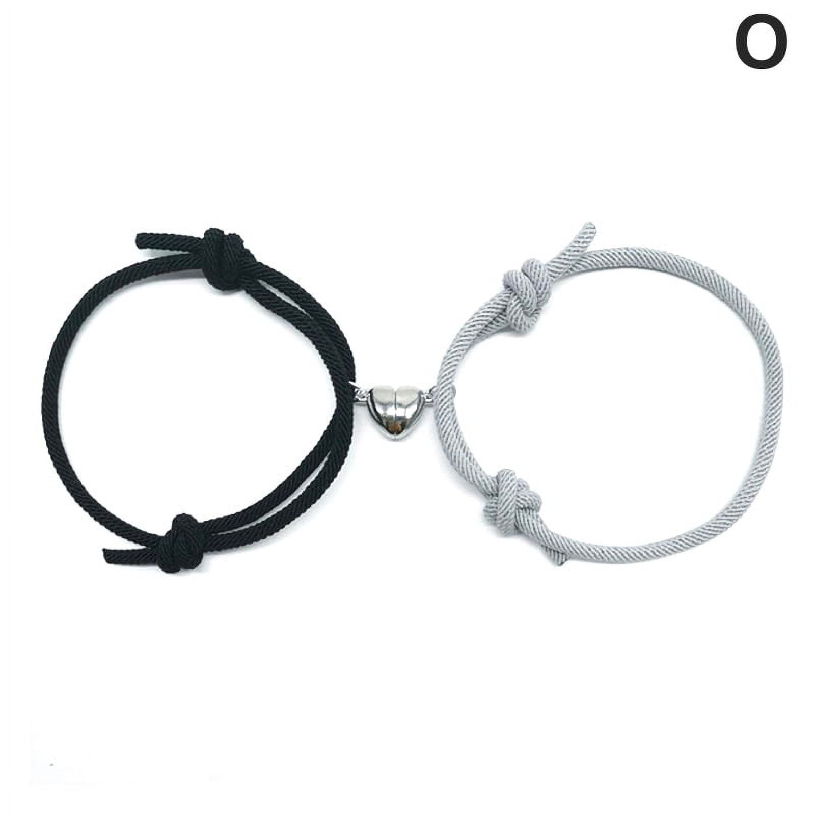 Stylish Magnetic Heart Bracelet for Couples – Celebration Hut