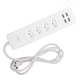 thumbnail image 5 of Regleta inteligente con WiFi, 2500 W, 4 enchufes inteligentes y 4 puertos USB, control individual, 10 A, 250 V, enchufe brasileño, 5 of 8