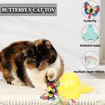 thumbnail image 4 of Juguete interactivo para gatos, eléctrico, automático, giratorio, con forma de mariposa, para interiores, divertido juguete de mariposa para burlarse de los gatos., 4 of 5