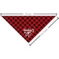 thumbnail image 2 of Dog Bandana, Dog Bandana, Dog Scarf Classical Plaid Printing, Dog Scarf Accessories, Dog Bandana Pet Scarf, Pet Scarf Accessories, Christmas Birthday Dog Gift, Daddy''s Girl (M9), 2 of 5