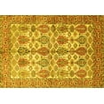 thumbnail image 1 of Ahgly Company Machine Washable Indoor Rectangle Persian Yellow Traditional Area Rugs, 3' x 5', 1 of 4