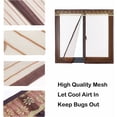 thumbnail image 3 of Self-adhesive Magnetic Window Screening Door Curtain, Upgraded And More Durable High Quality Latch Made Of Iron, Polished Surface Ensuring Durability And Reliability, 3 of 5