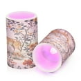 thumbnail image 7 of Yayeee Flameless Candles with Remote Flickering Battery Operated Multi Color Changing, Deer Pattern, 7 of 7