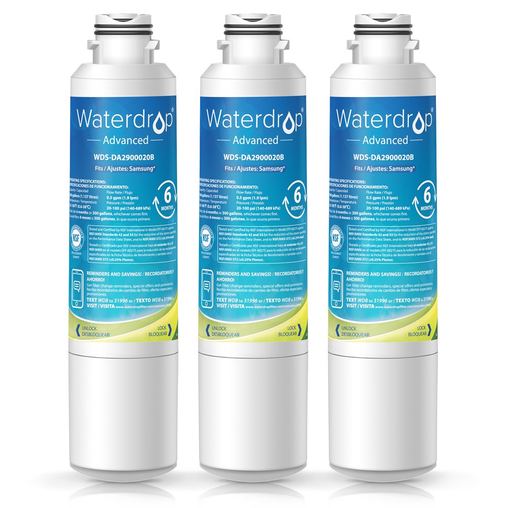 Samsung DA2900020B, HAFCIN/EXP, 469101 Refrigerator Water Filter Replacement By Waterdrop