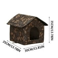 thumbnail image 3 of XGFHYJEH Dog Houses for Small Dogs, Dog House Outdoor, Pet Houses for Cats, Pet House Outdoor, Winter Warm House for Small Animals,, 3 of 7