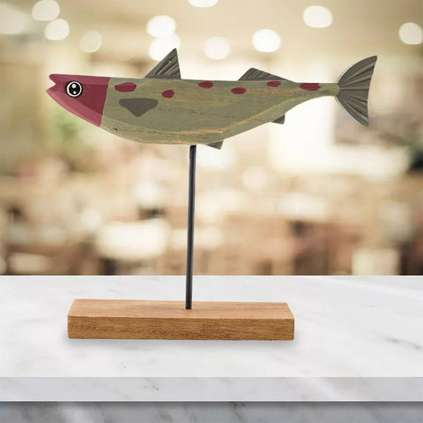 Adorno de de , adorno decorativo con , artesanal, animales encantadores para de escritorio, decoración Rojo gris perfecl Decoraciones de escritorio