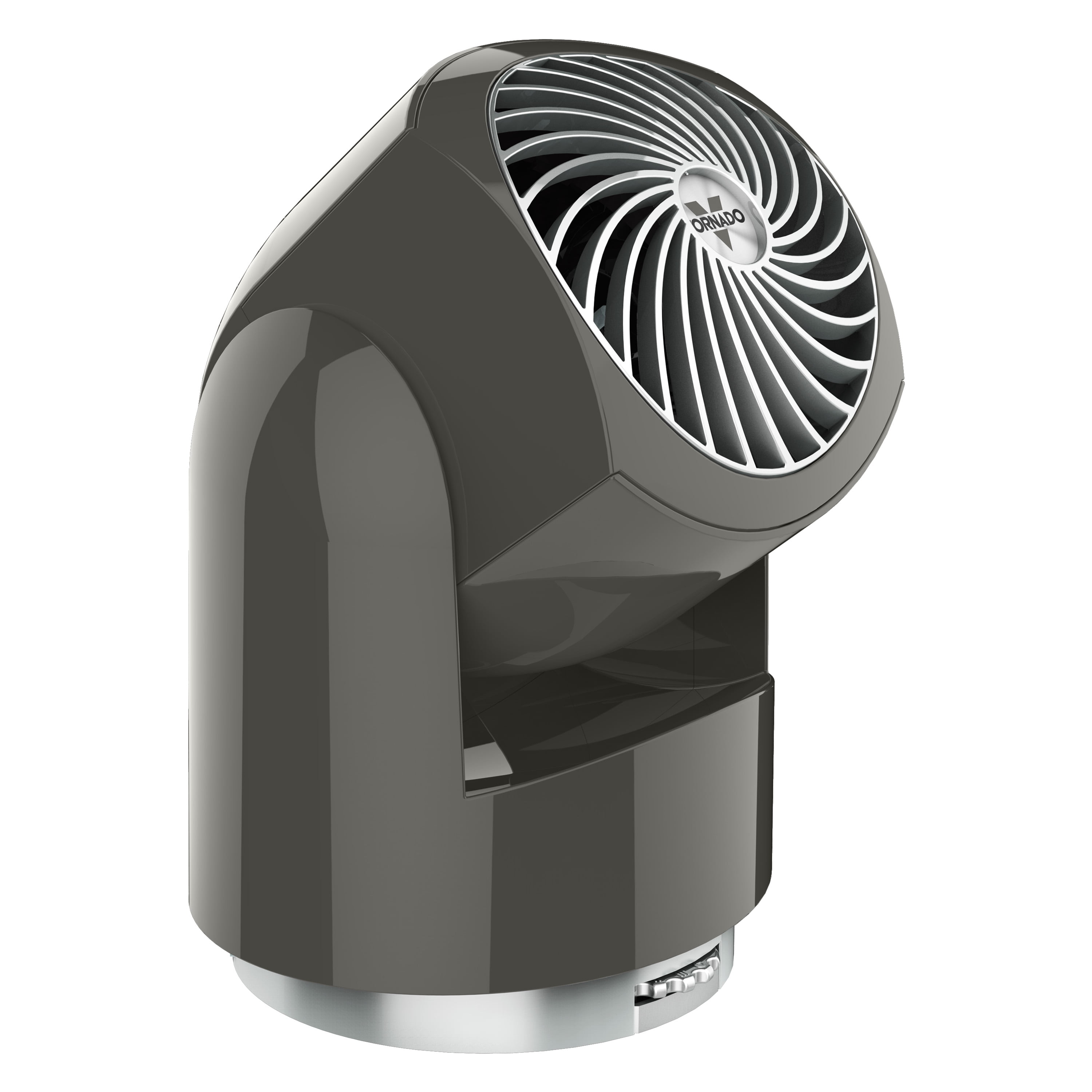 Vornado 5" Flippi Personal Oscillating Air Circulator Fan with 3 Speeds, Storm Gray