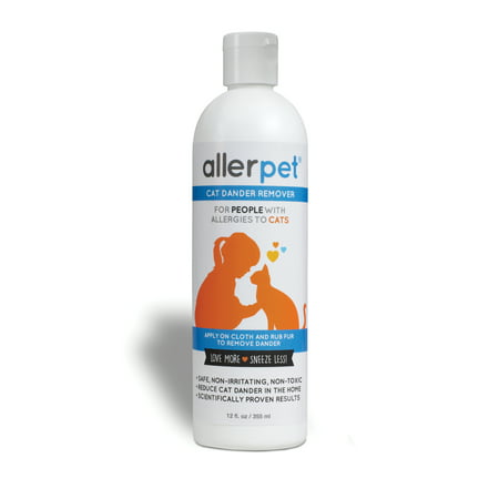 Allerpet Cat Dander Remover, 12 oz. (Best Allergy Medicine For Cat Dander)