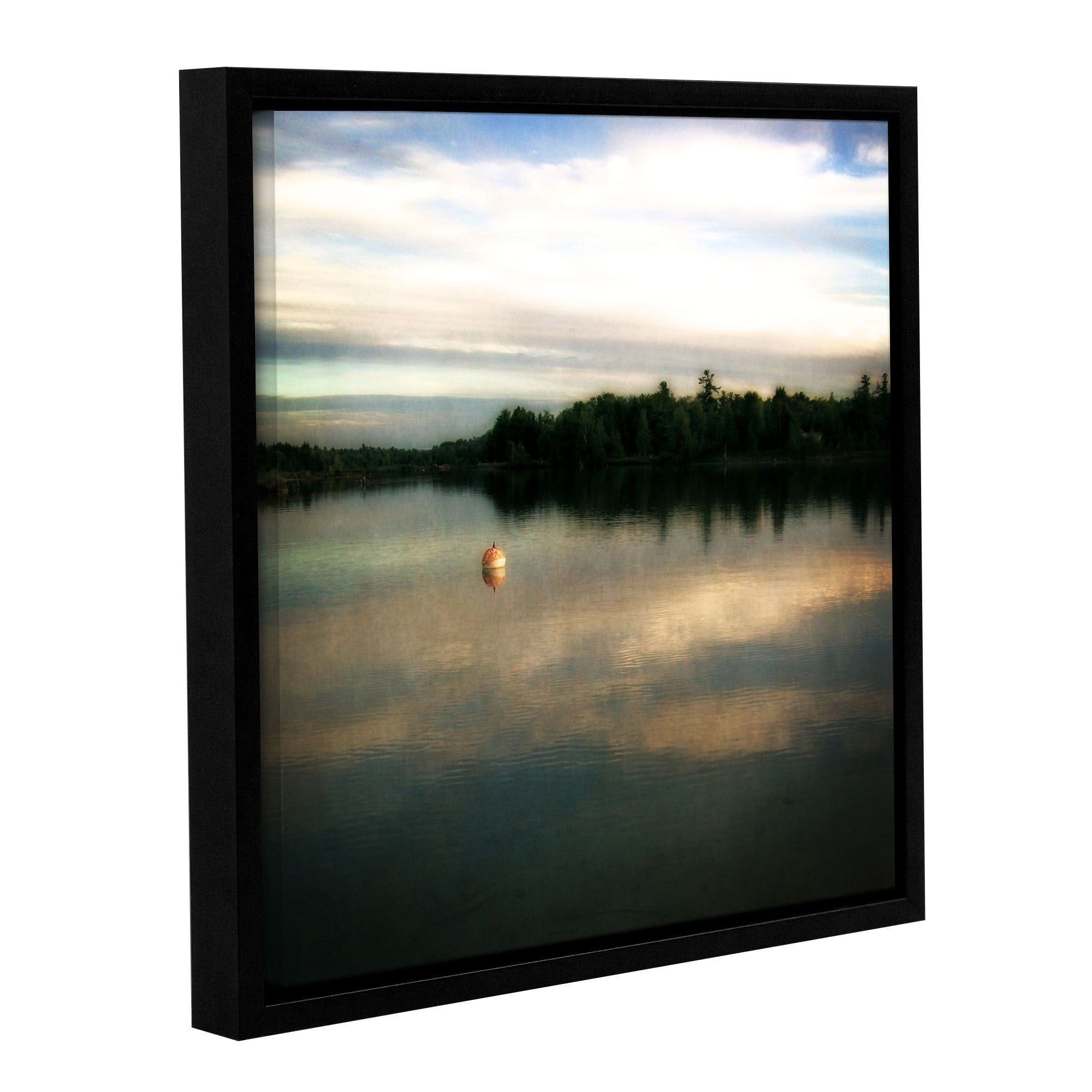 ArtWall Kevin Calkins "Buoy on the Bayou" Gallery-Wrapped Floater-Framed Canvas