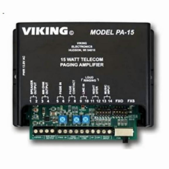 Viking Electronics 15 Watt Paging Amplifier And Loud Ringer