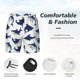 thumbnail image 3 of Fotbe Cute Shark Traje de Baño para Hombre – Shorts de Natación de Secado Rápido con Forro y Bolsillos-XX-Large, 3 of 6