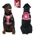 thumbnail image 6 of Auroth Dog Harness for Large Dogs No Pull, Service Vest with Easy Control Handle, Adjustable Pet Harness for Walking Running, Pink Camo, 6 of 7