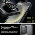 thumbnail image 3 of ExoGuard For Samsung Galaxy S24 FE Case, MagSafe Case with Screen Protector and Kickstand (Black), 3 of 9