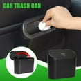 thumbnail image 2 of Car Trash Bin Door Hanging Trash Can Rubbish Garbage Car Boxes St K8R5, 2 of 8