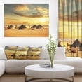 thumbnail image 1 of Belles Cabanes de Village Africain - Impression sur Toile Paysage Africain, 1 of 3