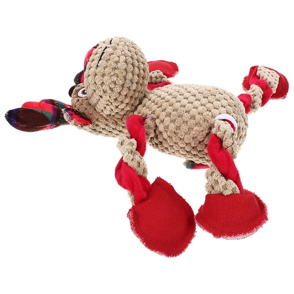 LOLIPPYY Festive Dog Toy Chewing Toy Plush Multi-Colored 1 Set