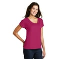 thumbnail image 4 of District Made Ladies Drapey Dolman Tee-S (Pink Azalea), 4 of 6