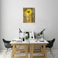 thumbnail image 7 of Inspiration Sunflowers Rustic Wood Background (1) Wall Art Bathroom Pictures Wall Decor Canvas Painting Prints Artwork for Bathroom Office Bedroom 12"x16", 7 of 7
