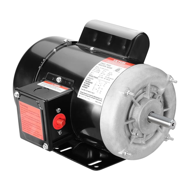 Motor eléctrico VEVOR 3/4 HP 1725 RPM 115 V/230 V 56 chasis