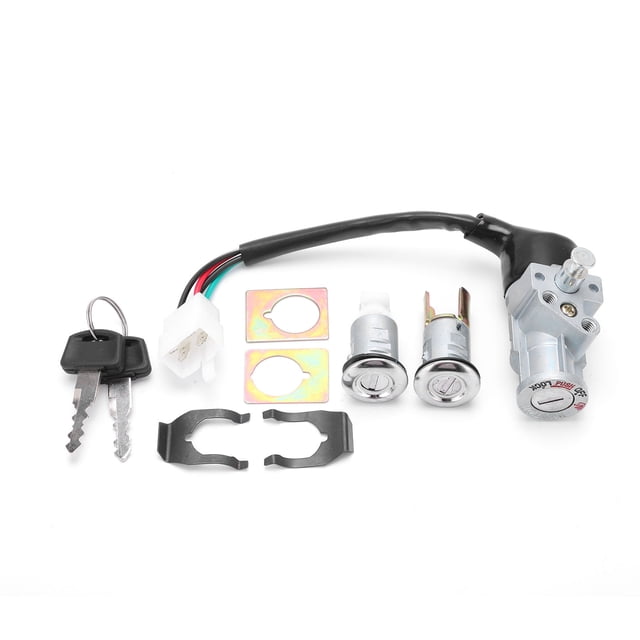 Juego de cerradura de interruptor de encendido 35010-GV4-901 de repuesto para Honda CH80 Elite 1985-2007 Jadeshay A