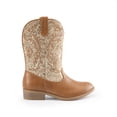thumbnail image 4 of BURUDANI Cowgirl Riding Boots Cowboy Western Boots Girls Mid Calf Shoes, 4 of 5