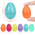 thumbnail image 2 of 48PCS Easter Eggs Empty, 2.4'' Marbling Plastic Easter Eggs for Filling Candy&Treats, Easter Eggs Hunt, Easter Basket Stuffers Fillers, Easter Party Favor, Classroom Prize Supplies, Easter Decorations, 2 of 9