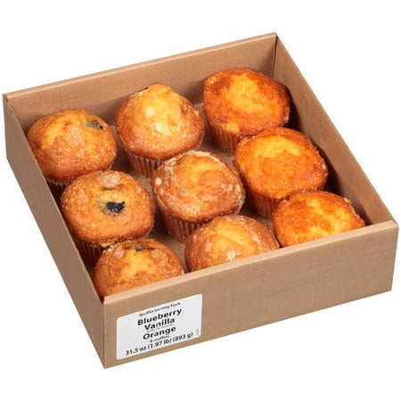 Wal-mart Bakery Signature Var Muf9x3.5oz Blu/org/van