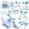 33 Pcs Kids Doctor Kit, Pretend Play Dentist Medical Kit Education Kit Boys Girls Toy Gift