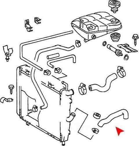 URO Parts URO-001086 Radiator Coolant Hose