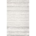 thumbnail image 2 of nuLOOM Nova Stripes Runner Rug, 2' 8" x 8', Grey, 2 of 4