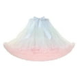 thumbnail image 2 of Uaswgudfs Women's High Waist Color Block Mesh Tutu Skirt Sweet Layered A - Line Party Dance Skirt for Women, 2 of 3