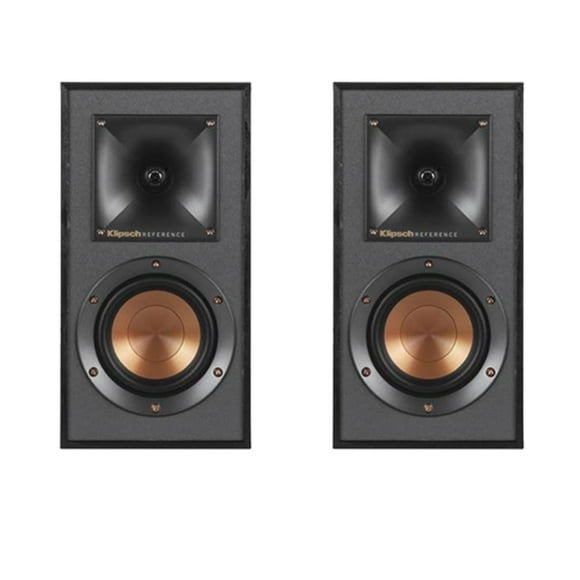 Klipsch R-41M Reference 4" Bookshelf Speakers in Black (Pair)