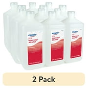 (2 pack) Equate 91% Isopropyl Alcohol Antiseptic Liquid, 6 PACK, (6 x 32 fl oz)
