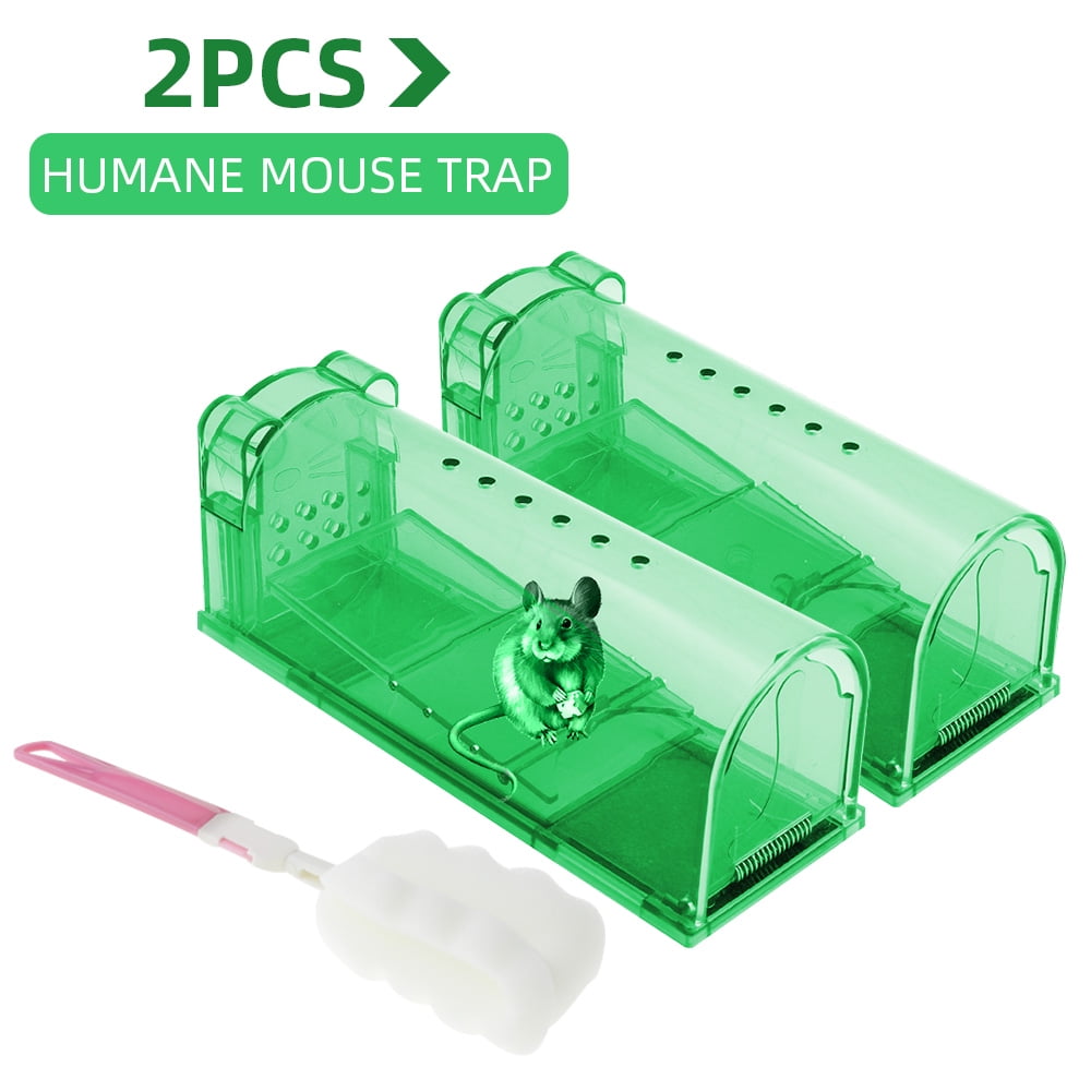  Ebung Electric Mouse Trap and Rat, Rodent, Chipmunk Zapper  That Work— Instant and Humane Rodent Mice Killer – Powerful 7000 V  Electrical Beam – Mess-Free Operation – Works Safe and