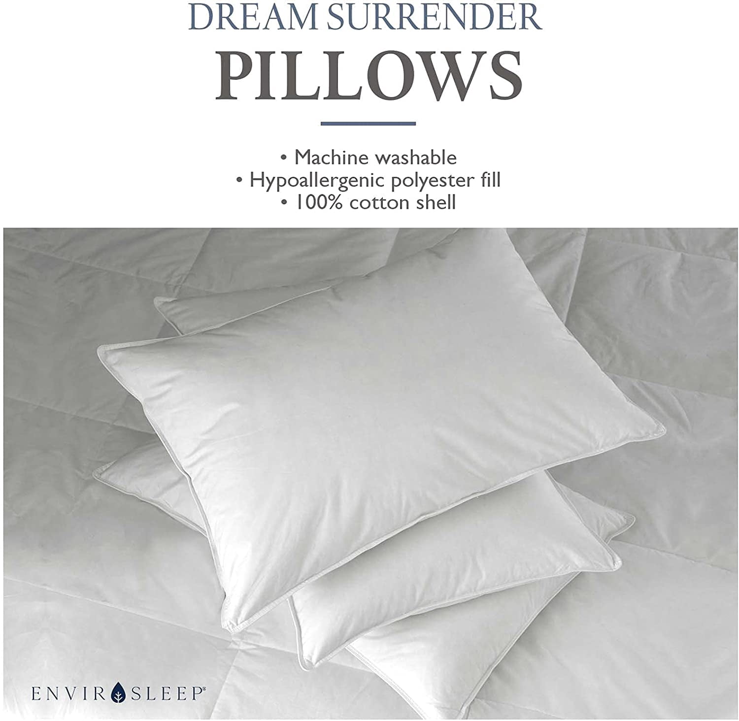 Envirosleep Dream Surrender King 2 Pillows Found at Hampton Inn