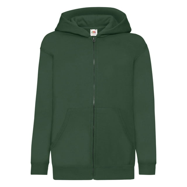 Fruit Of The Loom Boys/Girls Hooded Sweatshirt Jacket