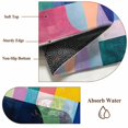 thumbnail image 6 of 3'x5' Area Rugs, Colorful Geometric Indoor Outdoor Area Rug for Living Room Bedroom, Abstract Modern Art Color Block Washable Bathroom Rugs Kitchen Floor Carpet Mats Home Decor Aesthetic, 6 of 8