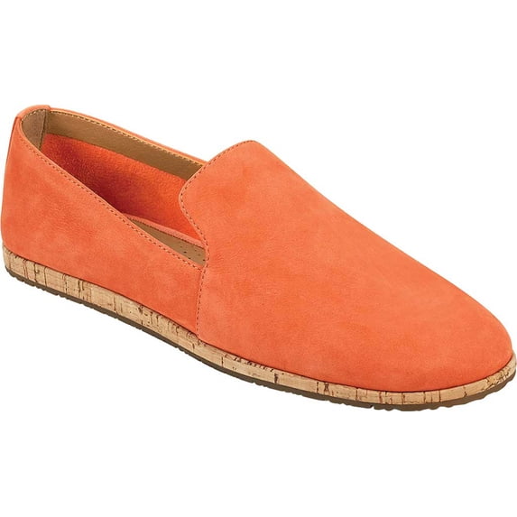 Women's Aerosoles Hempstead Slip On Orange Nubuck 6.5 M