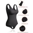 thumbnail image 5 of Women Shapewear Bodysuit Slim Body Shaper Sexy Scoop Neck Thong Bodysuit Tummy Control Jumpsuit Tops, 5 of 6